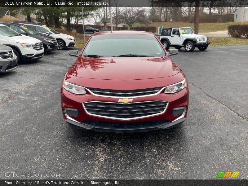 Cajun Red Tintcoat / Jet Black 2018 Chevrolet Malibu LT