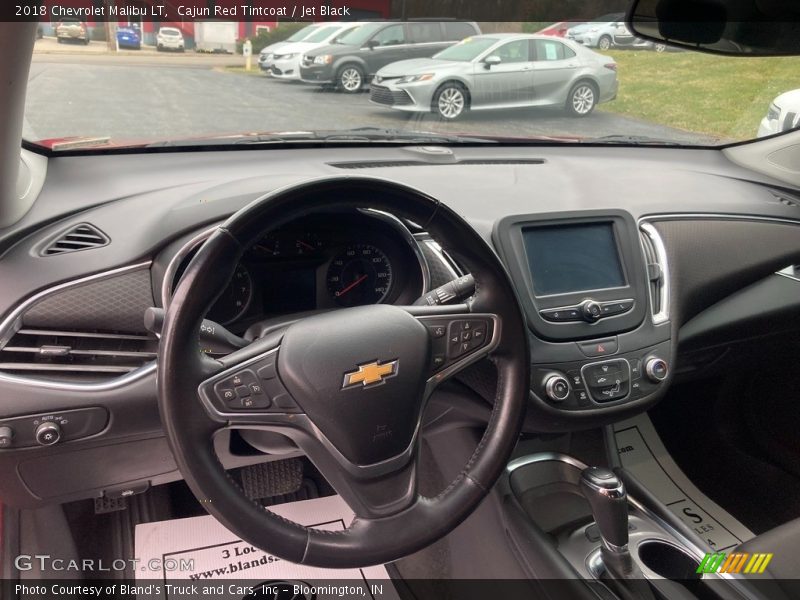 Cajun Red Tintcoat / Jet Black 2018 Chevrolet Malibu LT