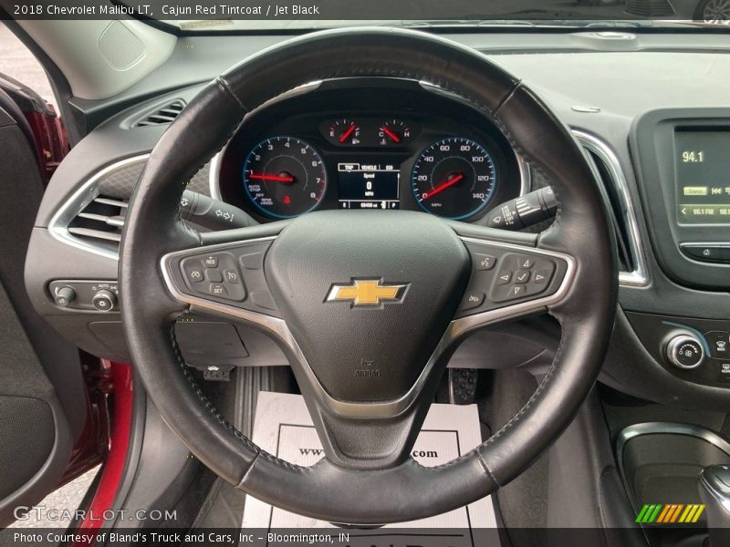 Cajun Red Tintcoat / Jet Black 2018 Chevrolet Malibu LT
