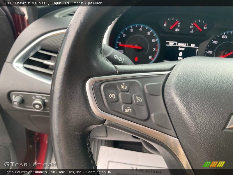 Cajun Red Tintcoat / Jet Black 2018 Chevrolet Malibu LT