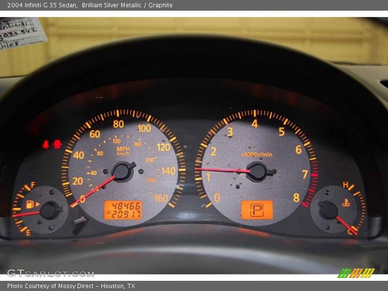Brilliant Silver Metallic / Graphite 2004 Infiniti G 35 Sedan