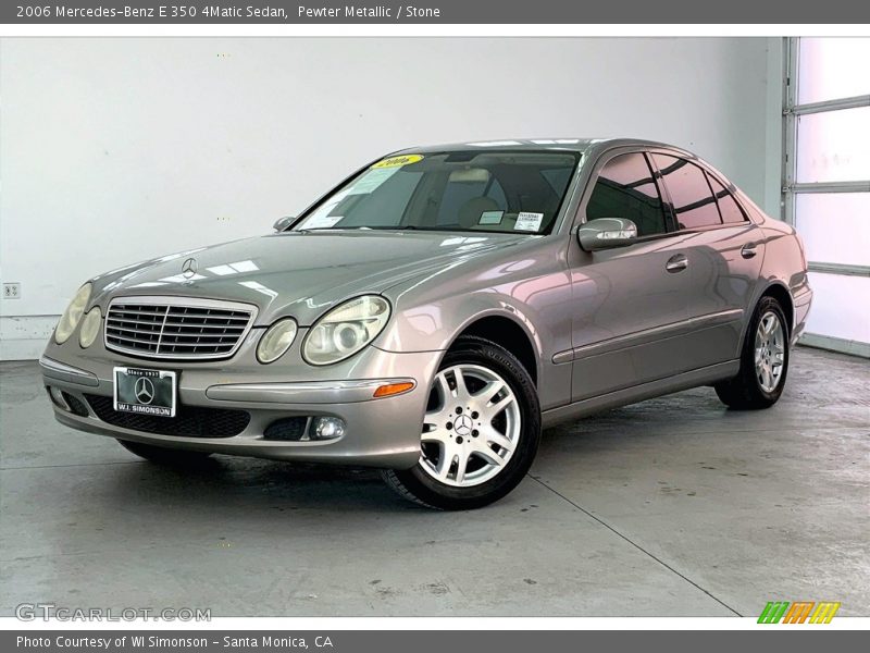 Pewter Metallic / Stone 2006 Mercedes-Benz E 350 4Matic Sedan