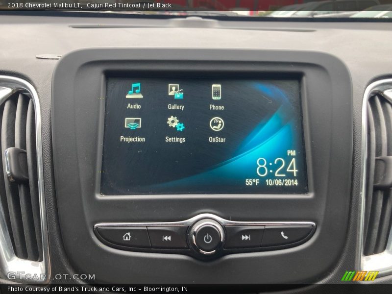 Cajun Red Tintcoat / Jet Black 2018 Chevrolet Malibu LT