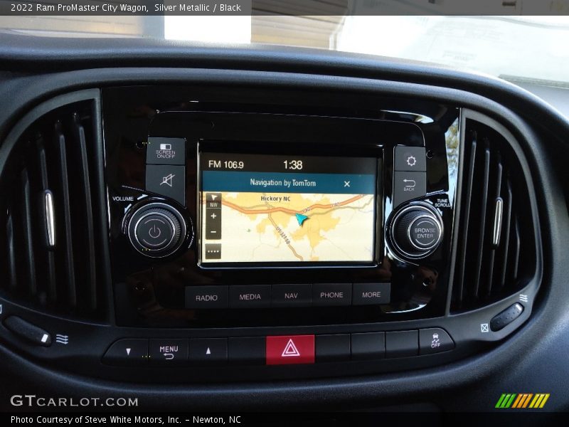 Navigation of 2022 ProMaster City Wagon