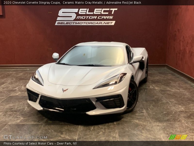 Ceramic Matrix Gray Metallic / Adrenaline Red/Jet Black 2020 Chevrolet Corvette Stingray Coupe