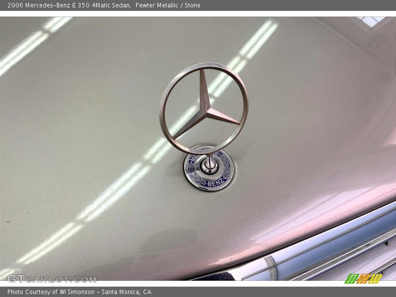 Pewter Metallic / Stone 2006 Mercedes-Benz E 350 4Matic Sedan