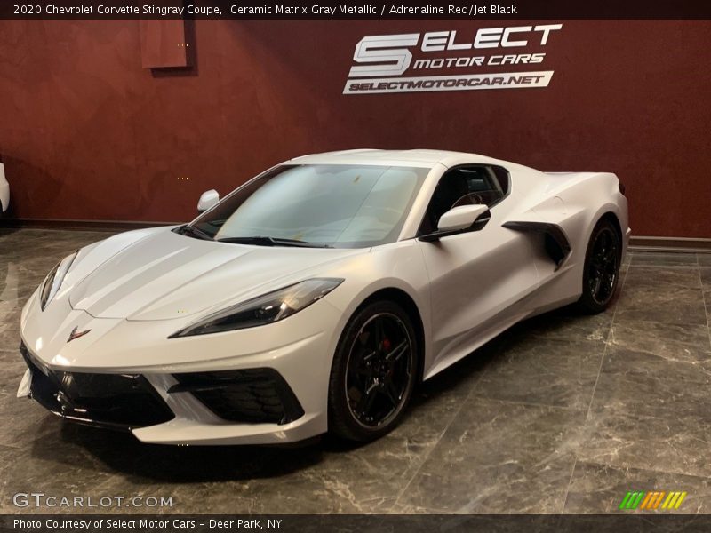 Ceramic Matrix Gray Metallic / Adrenaline Red/Jet Black 2020 Chevrolet Corvette Stingray Coupe