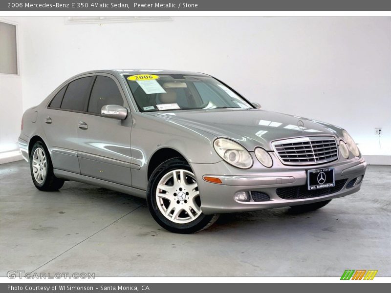 Pewter Metallic / Stone 2006 Mercedes-Benz E 350 4Matic Sedan