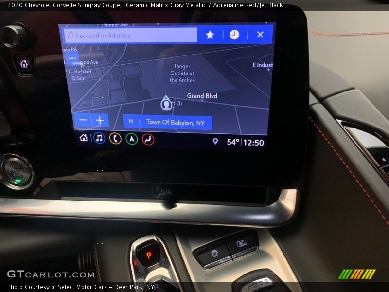 Ceramic Matrix Gray Metallic / Adrenaline Red/Jet Black 2020 Chevrolet Corvette Stingray Coupe