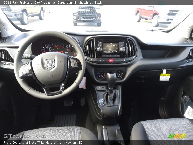 Bright White / Black 2022 Ram ProMaster City Tradesman Cargo Van