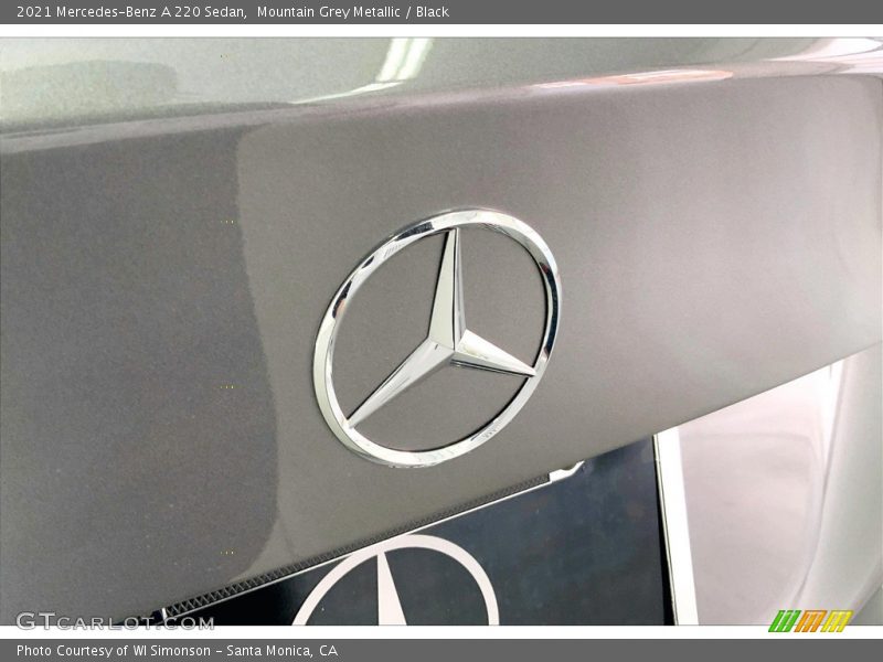 Mountain Grey Metallic / Black 2021 Mercedes-Benz A 220 Sedan