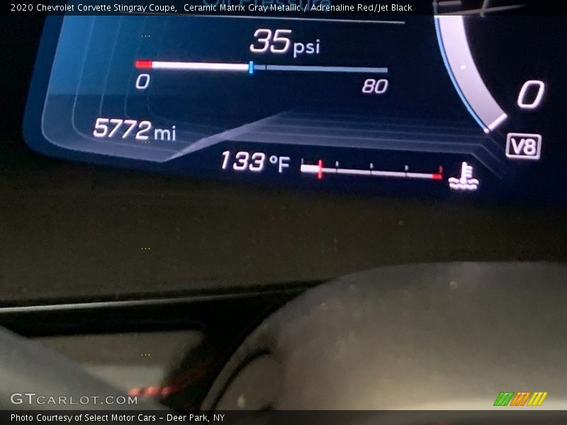 Ceramic Matrix Gray Metallic / Adrenaline Red/Jet Black 2020 Chevrolet Corvette Stingray Coupe