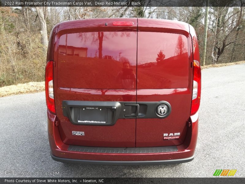 Deep Red Metallic / Black 2022 Ram ProMaster City Tradesman Cargo Van