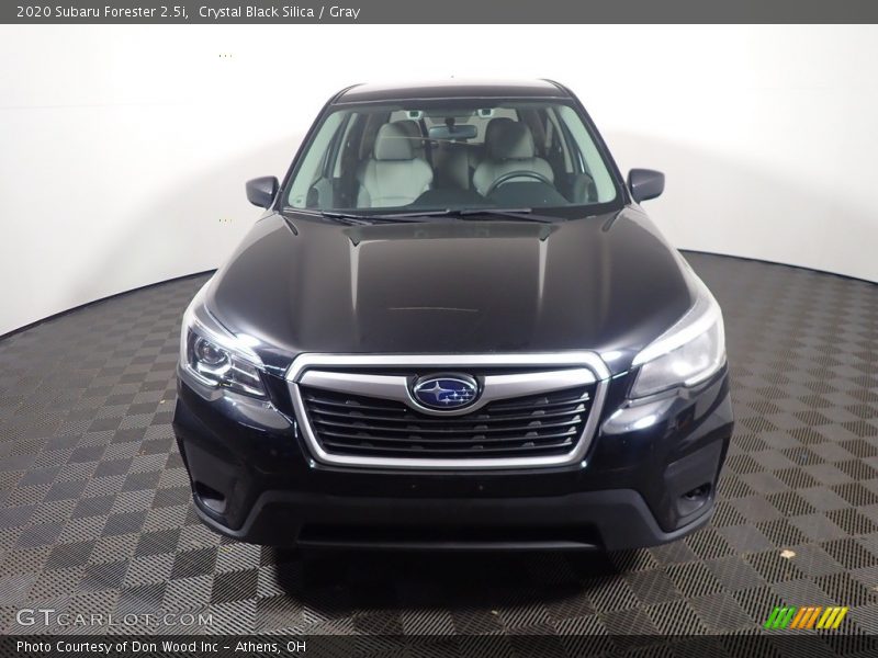 Crystal Black Silica / Gray 2020 Subaru Forester 2.5i