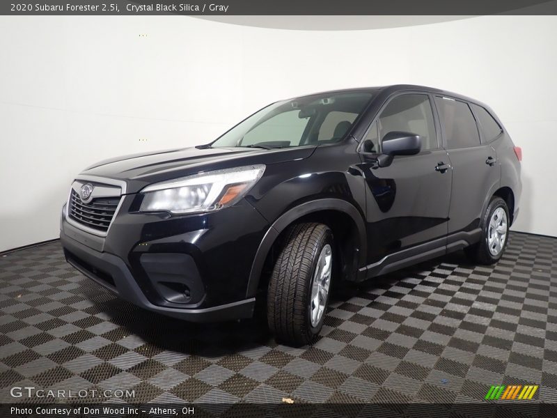 Crystal Black Silica / Gray 2020 Subaru Forester 2.5i