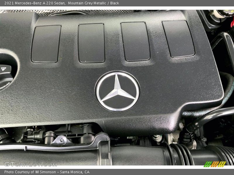 Mountain Grey Metallic / Black 2021 Mercedes-Benz A 220 Sedan