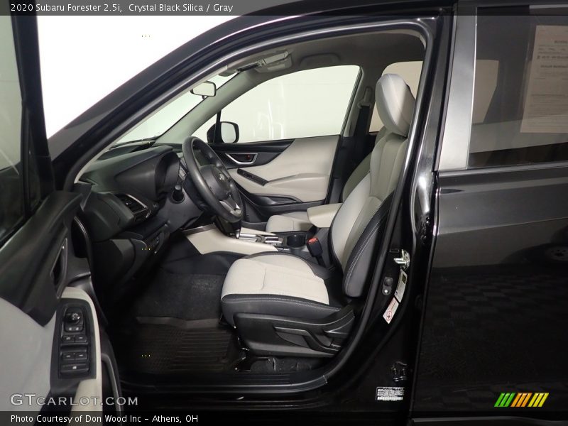 Crystal Black Silica / Gray 2020 Subaru Forester 2.5i