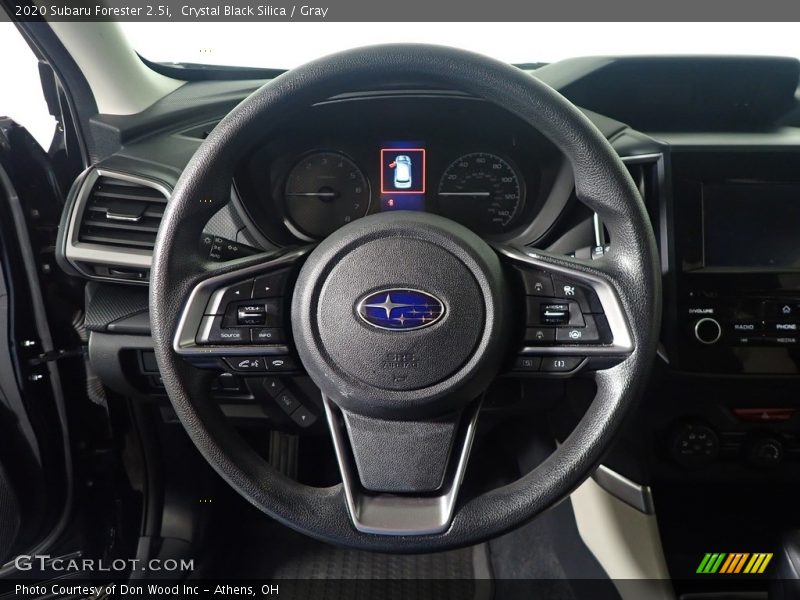 Crystal Black Silica / Gray 2020 Subaru Forester 2.5i