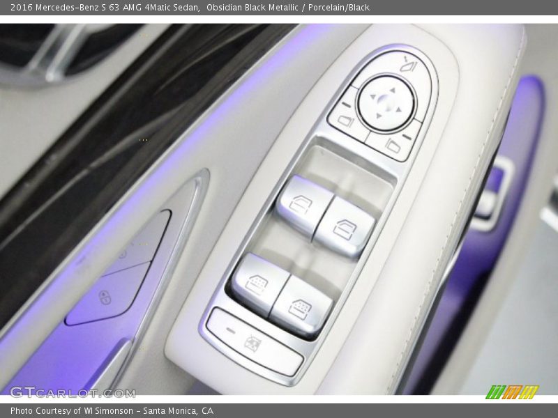 Obsidian Black Metallic / Porcelain/Black 2016 Mercedes-Benz S 63 AMG 4Matic Sedan