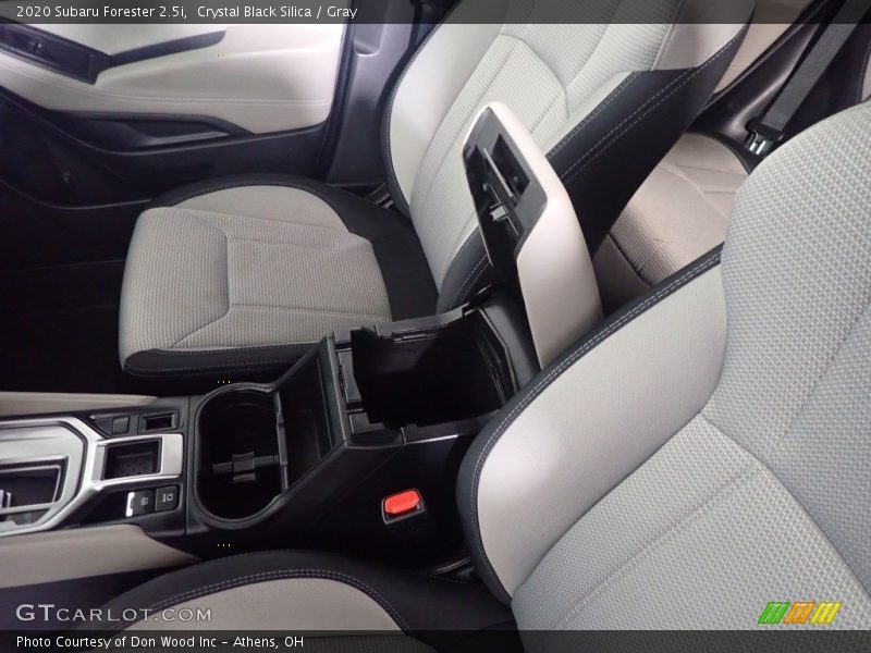 Crystal Black Silica / Gray 2020 Subaru Forester 2.5i