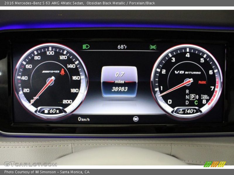 Obsidian Black Metallic / Porcelain/Black 2016 Mercedes-Benz S 63 AMG 4Matic Sedan