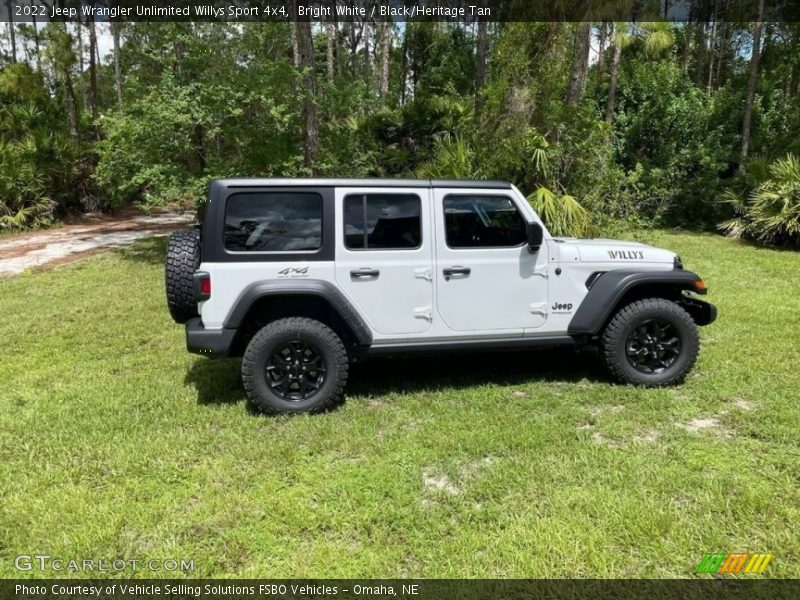 Bright White / Black/Heritage Tan 2022 Jeep Wrangler Unlimited Willys Sport 4x4