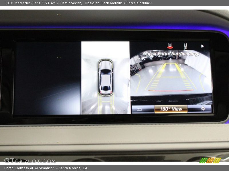 Obsidian Black Metallic / Porcelain/Black 2016 Mercedes-Benz S 63 AMG 4Matic Sedan