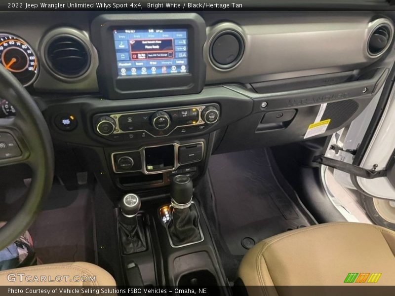 Bright White / Black/Heritage Tan 2022 Jeep Wrangler Unlimited Willys Sport 4x4