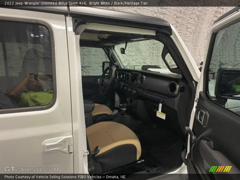 Bright White / Black/Heritage Tan 2022 Jeep Wrangler Unlimited Willys Sport 4x4