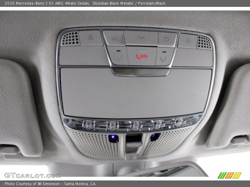 Obsidian Black Metallic / Porcelain/Black 2016 Mercedes-Benz S 63 AMG 4Matic Sedan