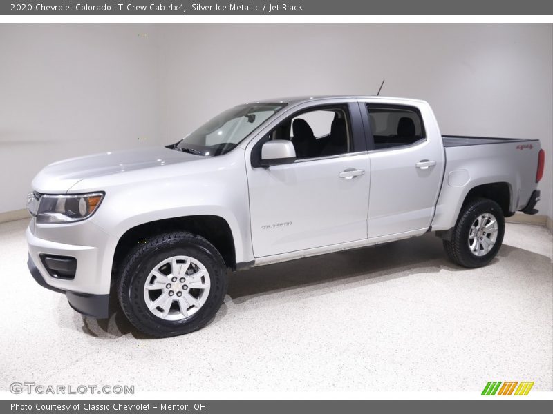 Silver Ice Metallic / Jet Black 2020 Chevrolet Colorado LT Crew Cab 4x4