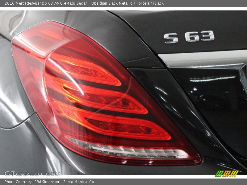 Obsidian Black Metallic / Porcelain/Black 2016 Mercedes-Benz S 63 AMG 4Matic Sedan