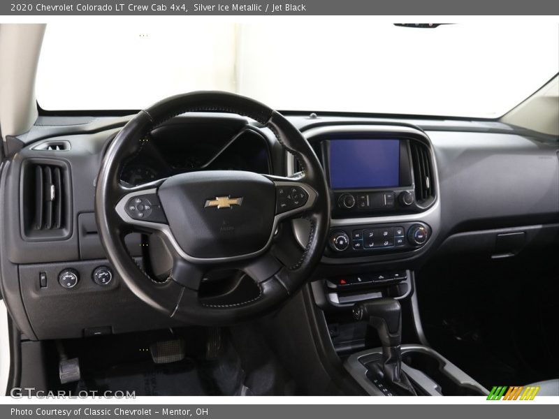 Silver Ice Metallic / Jet Black 2020 Chevrolet Colorado LT Crew Cab 4x4