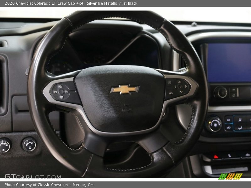 Silver Ice Metallic / Jet Black 2020 Chevrolet Colorado LT Crew Cab 4x4