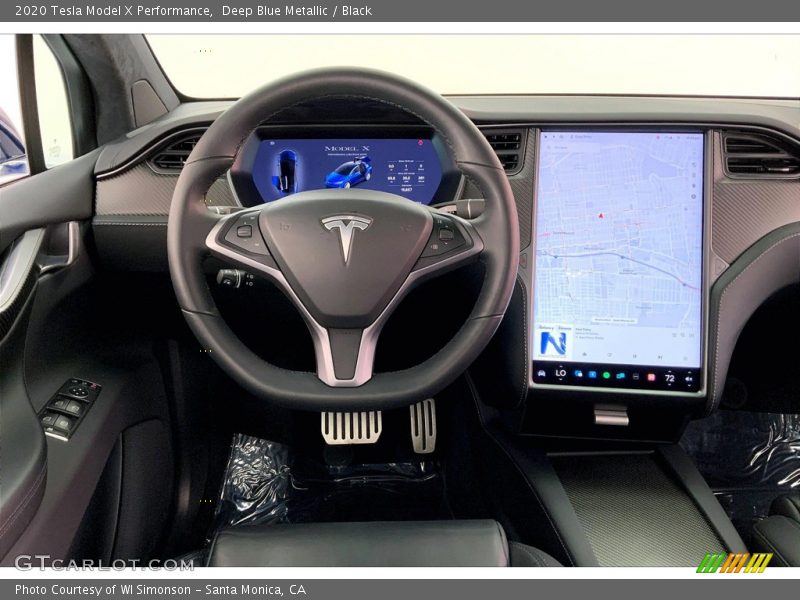 Dashboard of 2020 Model X Performance