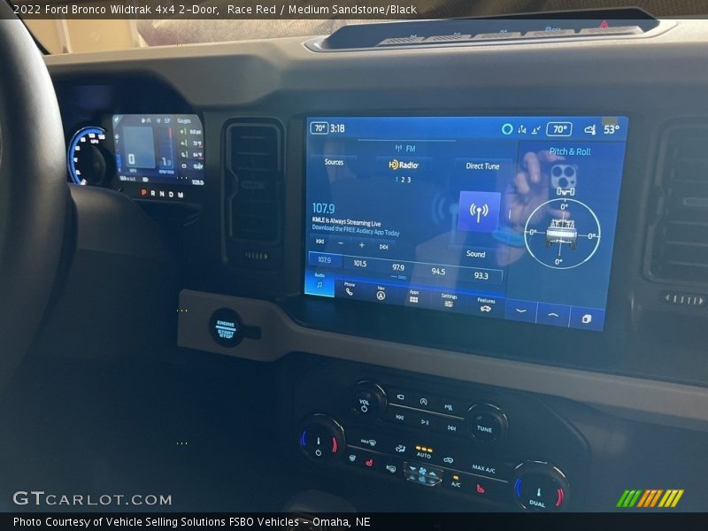 Race Red / Medium Sandstone/Black 2022 Ford Bronco Wildtrak 4x4 2-Door