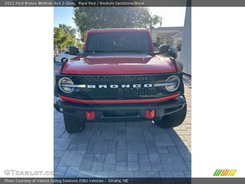 Race Red / Medium Sandstone/Black 2022 Ford Bronco Wildtrak 4x4 2-Door