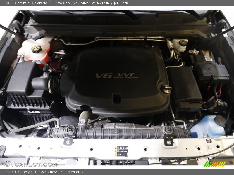 Silver Ice Metallic / Jet Black 2020 Chevrolet Colorado LT Crew Cab 4x4