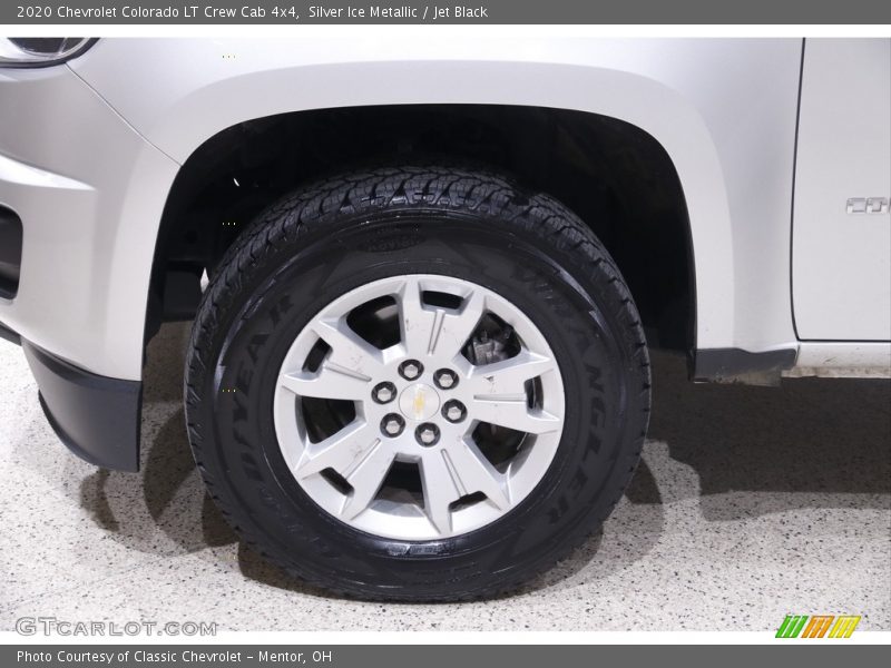 Silver Ice Metallic / Jet Black 2020 Chevrolet Colorado LT Crew Cab 4x4