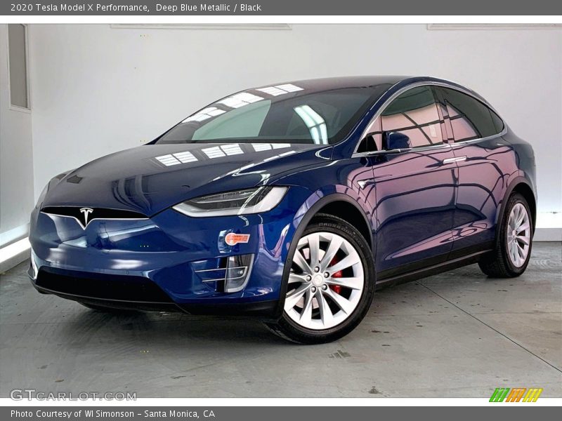 Front 3/4 View of 2020 Model X Performance