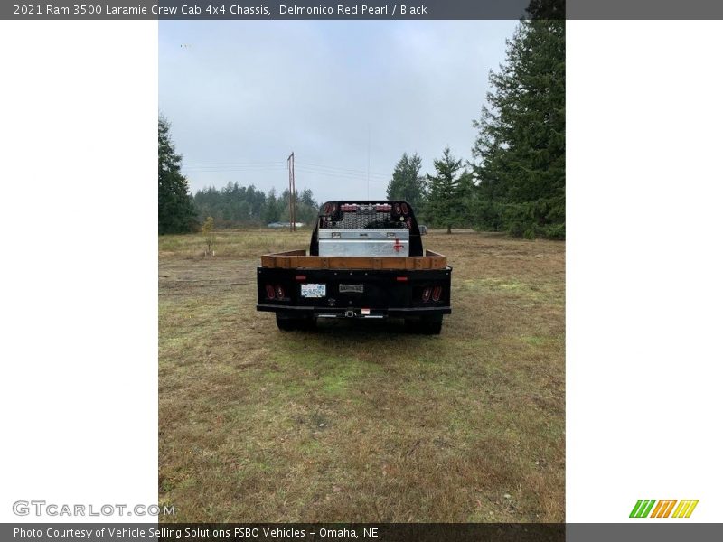 Delmonico Red Pearl / Black 2021 Ram 3500 Laramie Crew Cab 4x4 Chassis