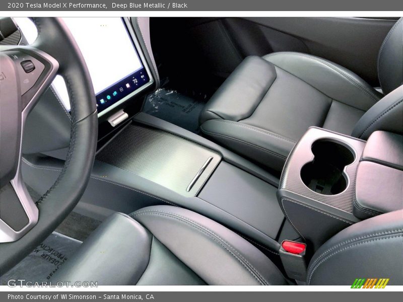 Deep Blue Metallic / Black 2020 Tesla Model X Performance