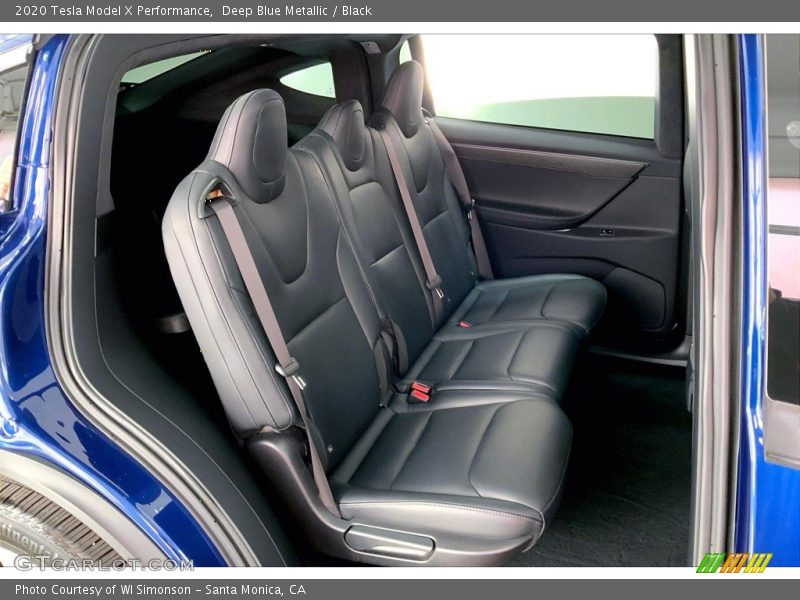 Rear Seat of 2020 Model X Performance