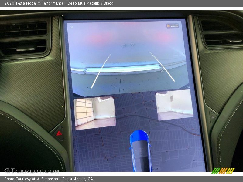 Deep Blue Metallic / Black 2020 Tesla Model X Performance