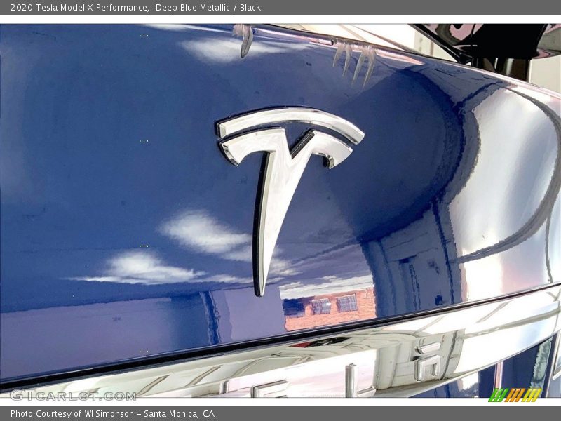 Deep Blue Metallic / Black 2020 Tesla Model X Performance