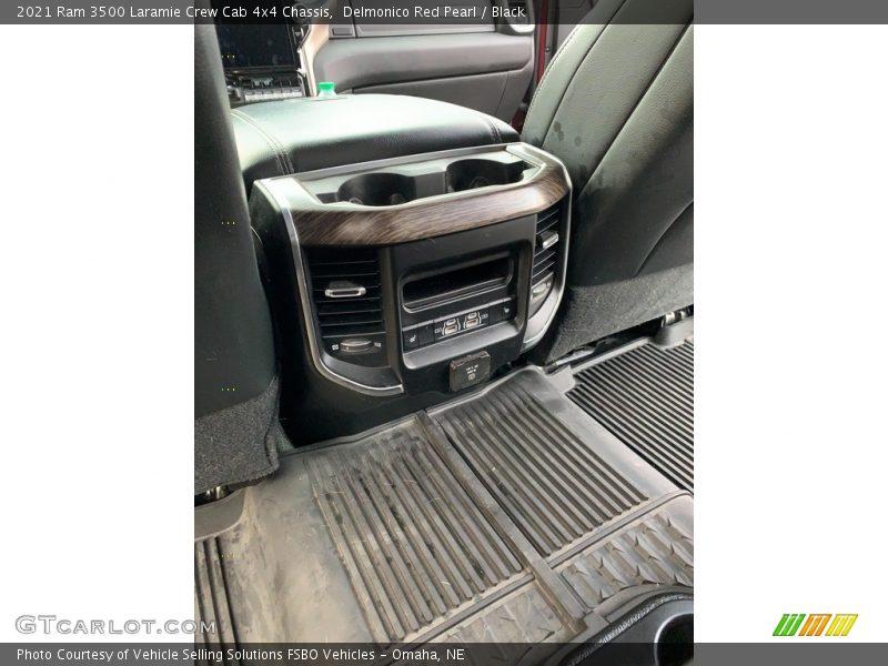 Delmonico Red Pearl / Black 2021 Ram 3500 Laramie Crew Cab 4x4 Chassis