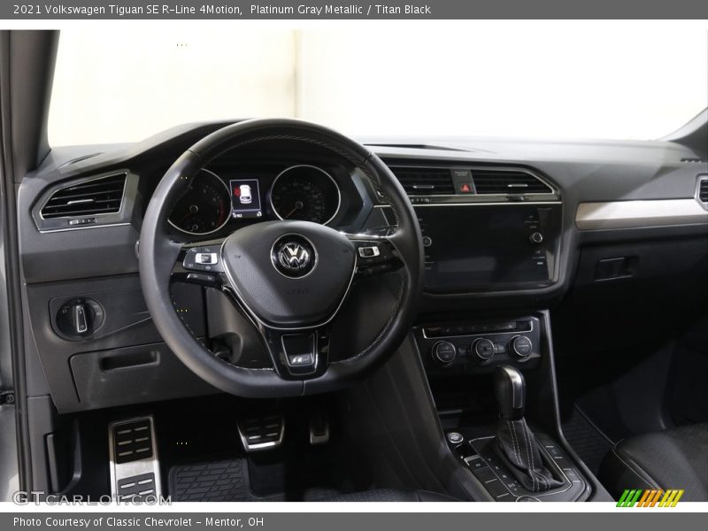 Dashboard of 2021 Tiguan SE R-Line 4Motion