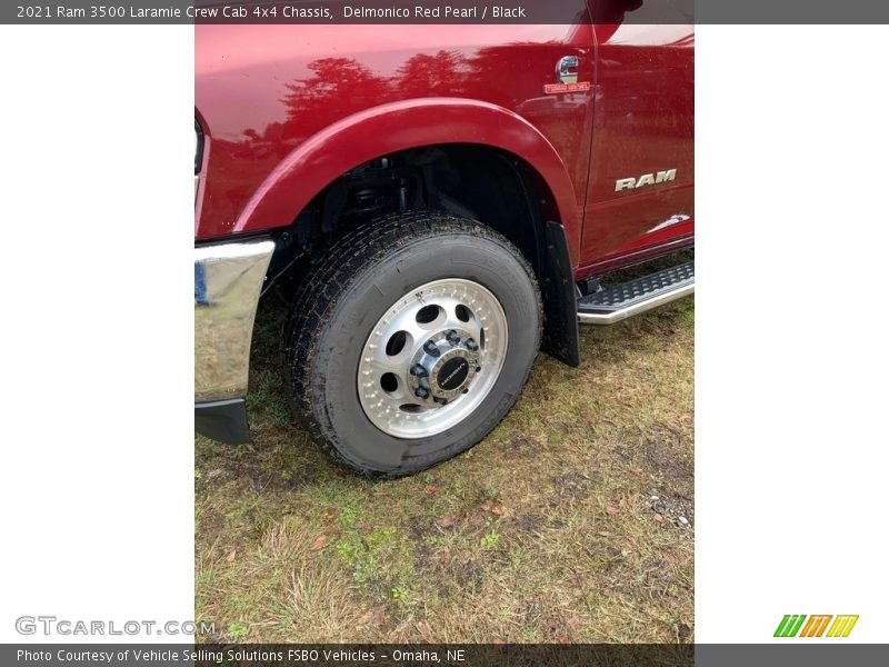 Delmonico Red Pearl / Black 2021 Ram 3500 Laramie Crew Cab 4x4 Chassis