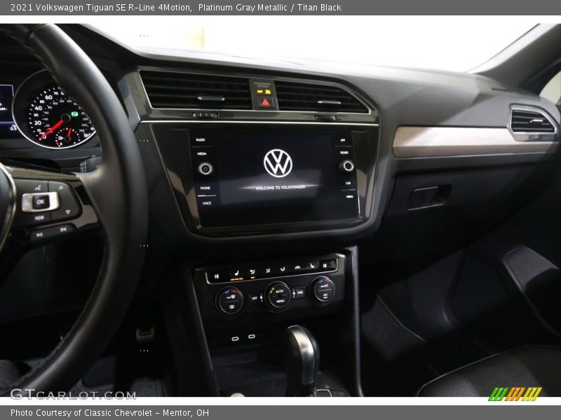 Platinum Gray Metallic / Titan Black 2021 Volkswagen Tiguan SE R-Line 4Motion