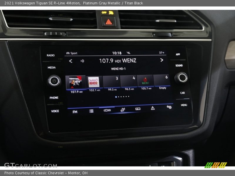 Platinum Gray Metallic / Titan Black 2021 Volkswagen Tiguan SE R-Line 4Motion